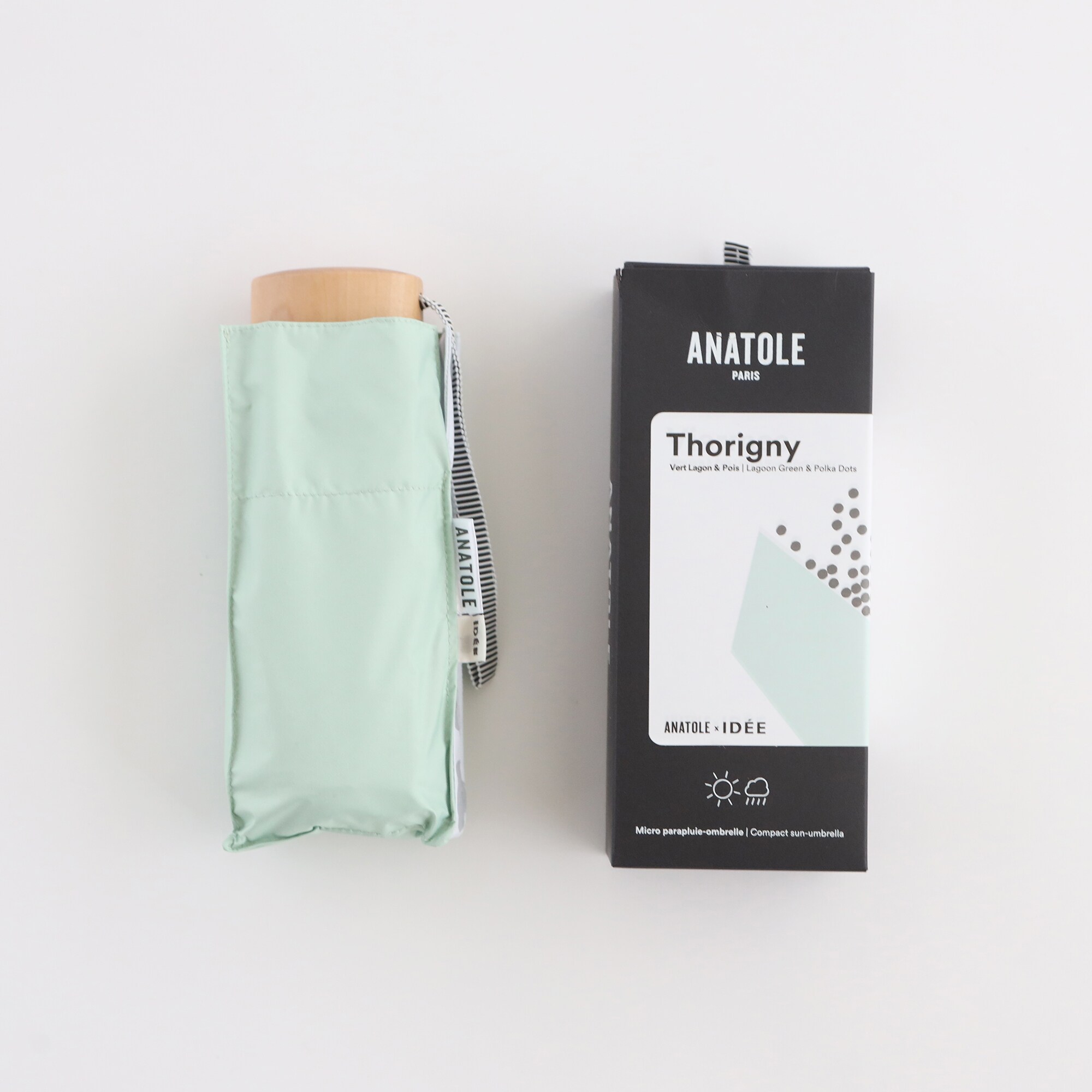 ［ＩＤＥＥ］ＡＮＡＴＯＬＥ晴雨兼用傘別注　グリーン