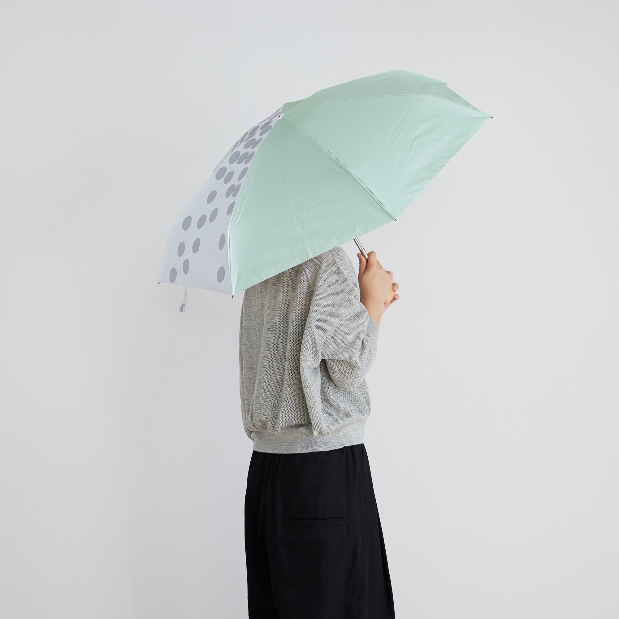 ［ＩＤＥＥ］ＡＮＡＴＯＬＥ晴雨兼用傘別注　グリーン