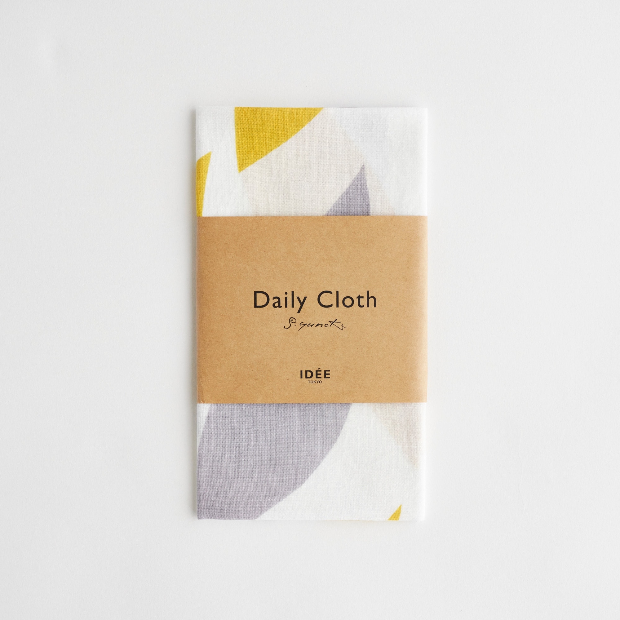 ［ＩＤＥＥ］Ｄａｉｌｙ　Ｃｌｏｔｈ　リーフ　イエロー＆グレー
