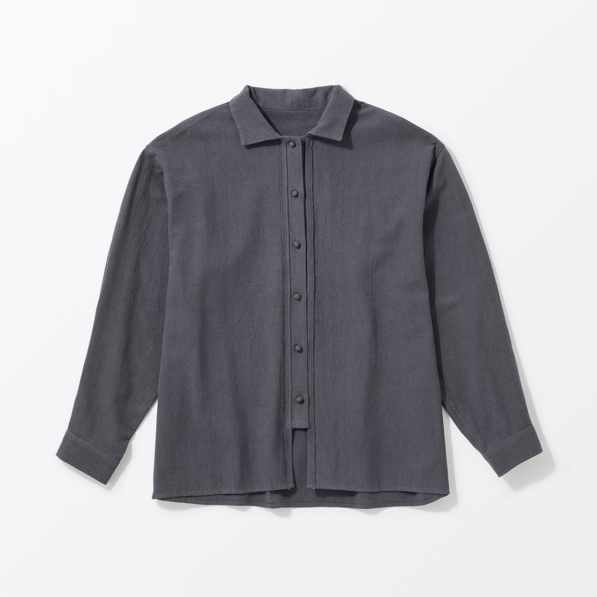 ［ＩＤＥＥ］ＫＡＬ　シャツ　チャコール　Ｌ