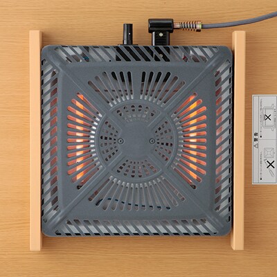 楕円こたつ・本体・タモ材／ナチュラル