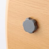 楕円こたつ・本体・タモ材／ナチュラル