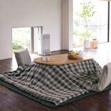 楕円こたつ・本体・タモ材／ナチュラル