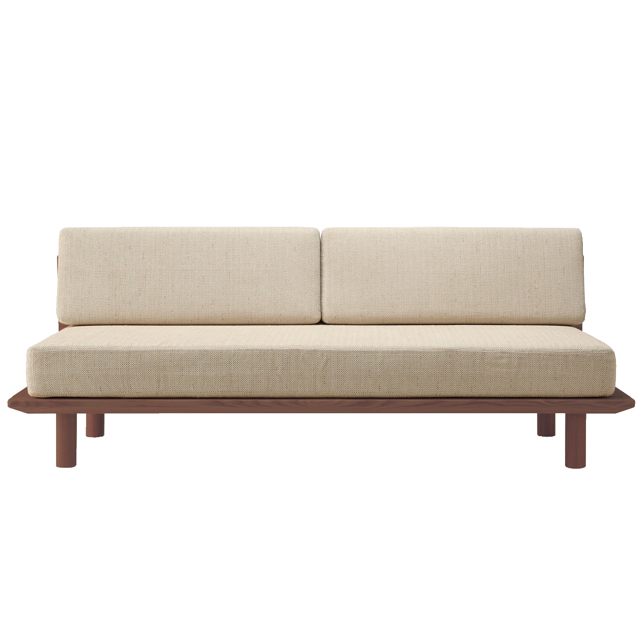 木製ベッドフレーム用クッションパーツ・タモ材／ＢＲ