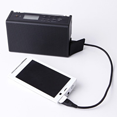 充電ラジオ（ＬＥＤライト・時計機能付）