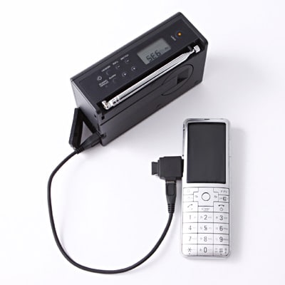 充電ラジオ（ＬＥＤライト・時計機能付）