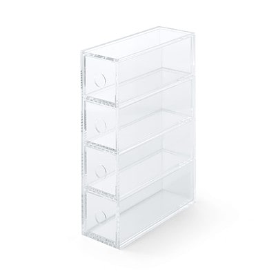 アクリルメガネ・小物ケース　約幅６．７×奥行１７．５×高さ２５ｃｍ