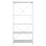 スチールユニットシェルフ・スチール棚セット・ワイド大・グレー