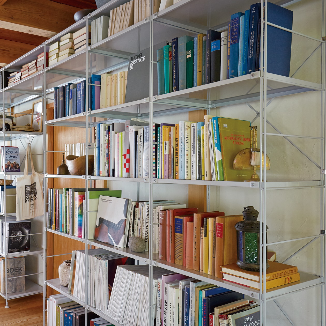 無印スチールユニットシェルフ・スチール追加棚 グレー 幅５４ＣＭタイプ　6枚 スチールユニットシェルフ・スチール追加棚・グレー | 無印良品