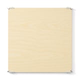 スチールユニットシェルフ・木製追加棚・グレー