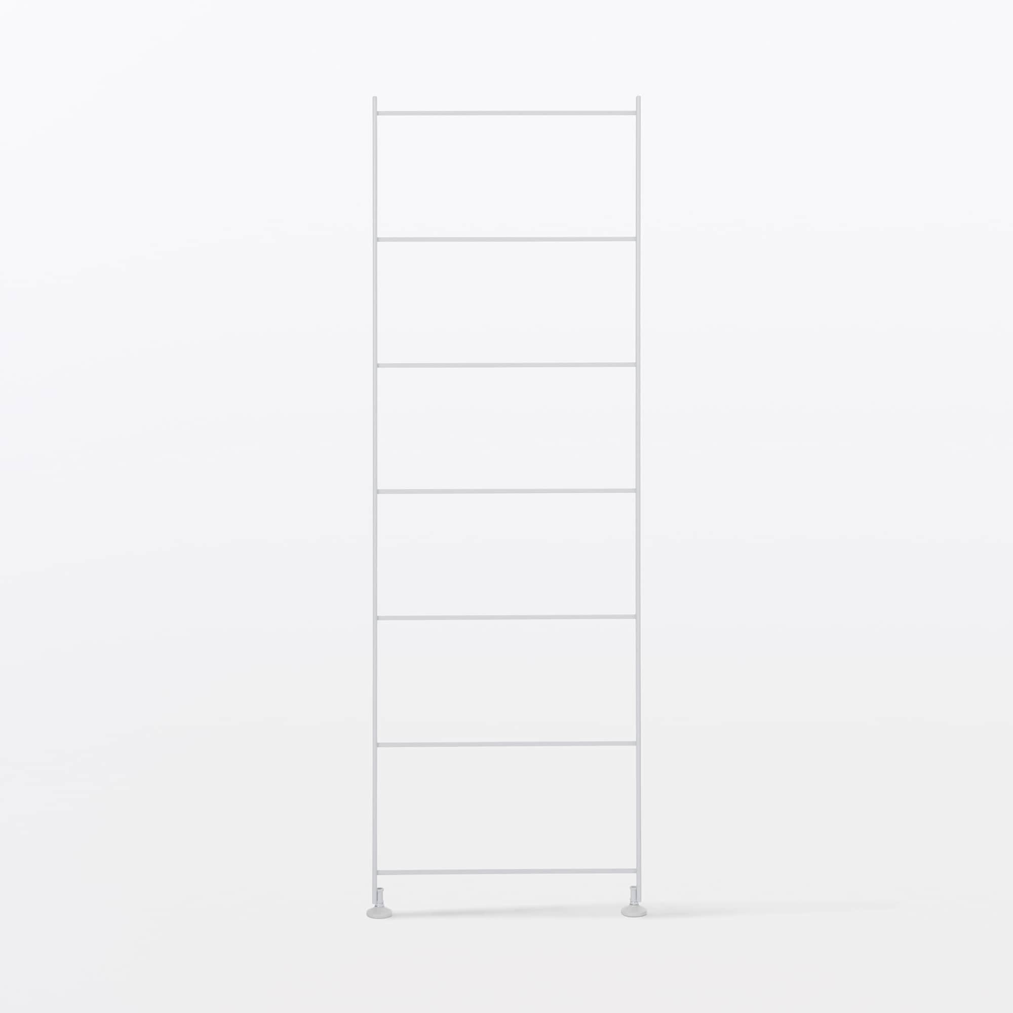 スチールユニットシェルフ・追加用帆立・中・グレー