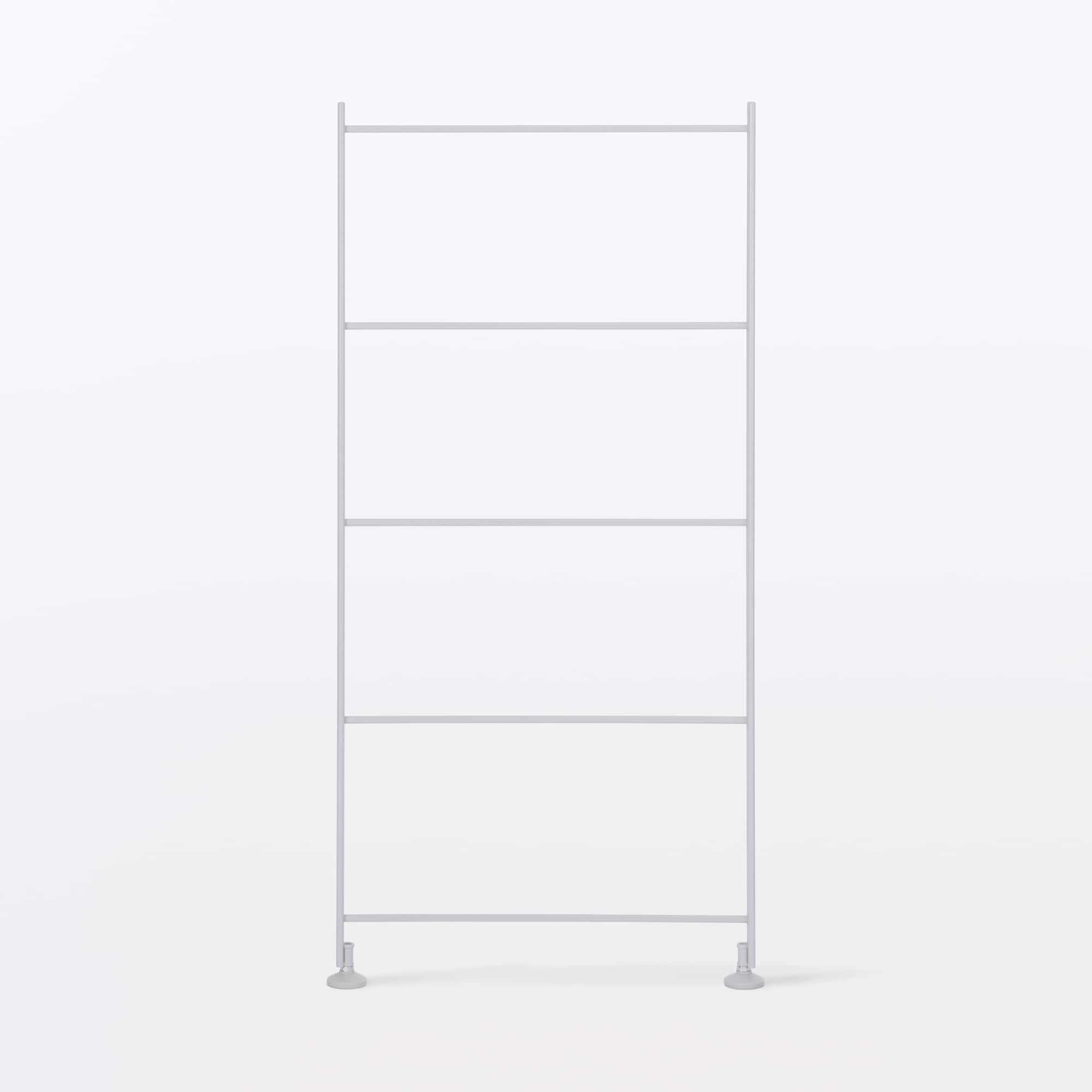 スチールユニットシェルフ・追加用帆立・小・グレー