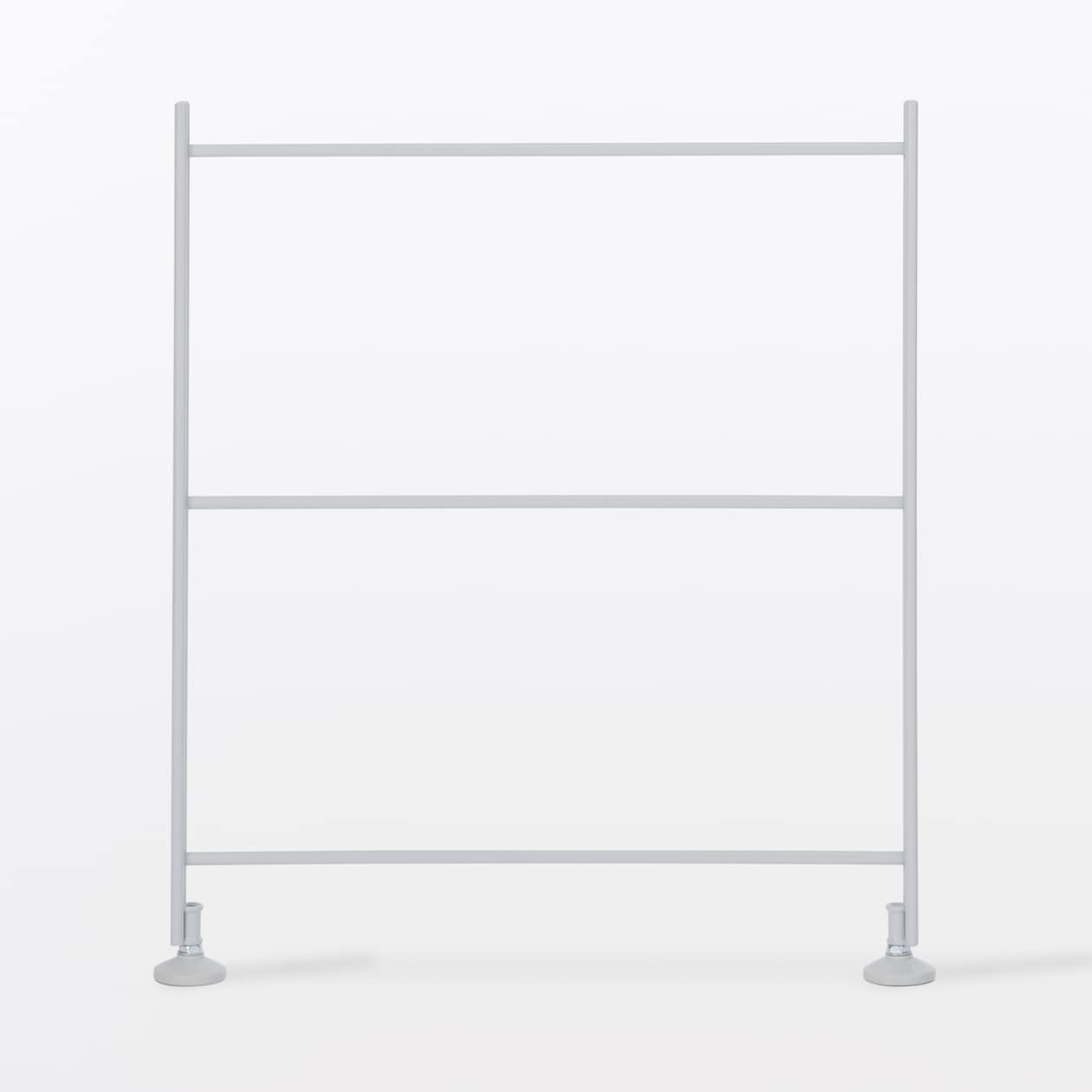 スチールユニットシェルフ・追加用帆立・ミニ・グレー