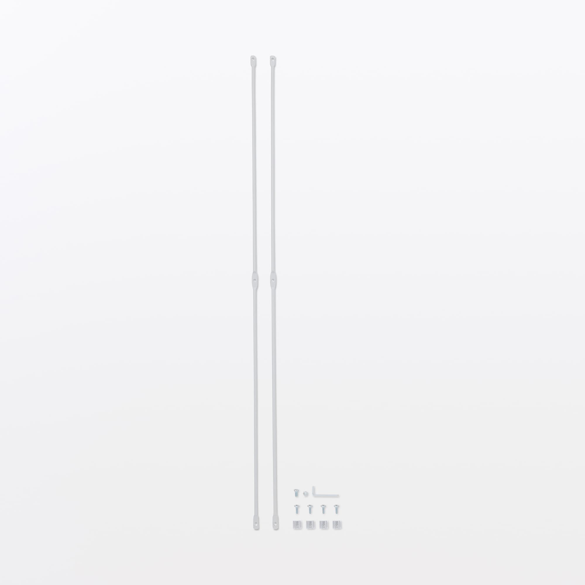 スチールユニットシェルフ・スチールクロスバー・大・グレー