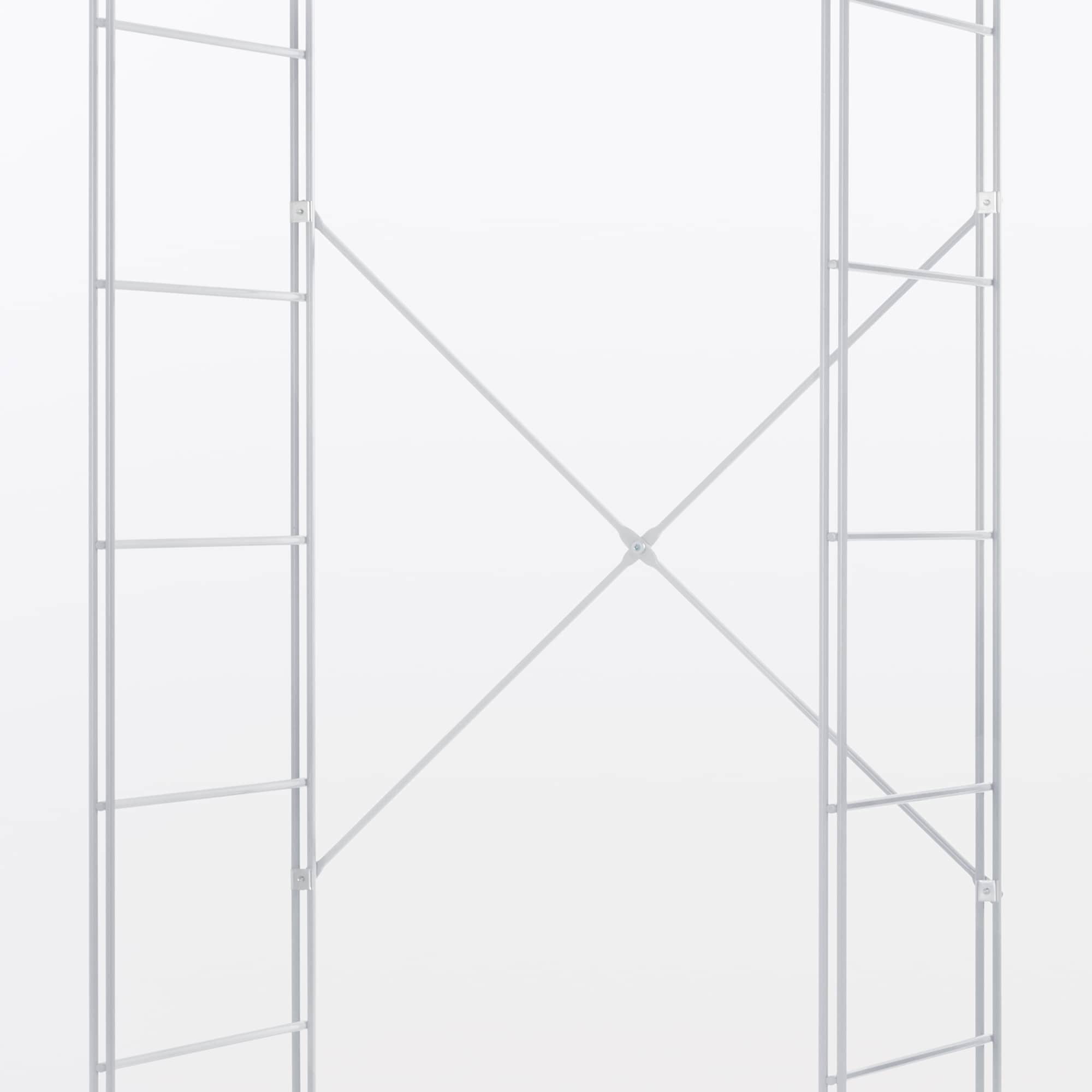 スチールユニットシェルフ・スチールクロスバー・小・グレー