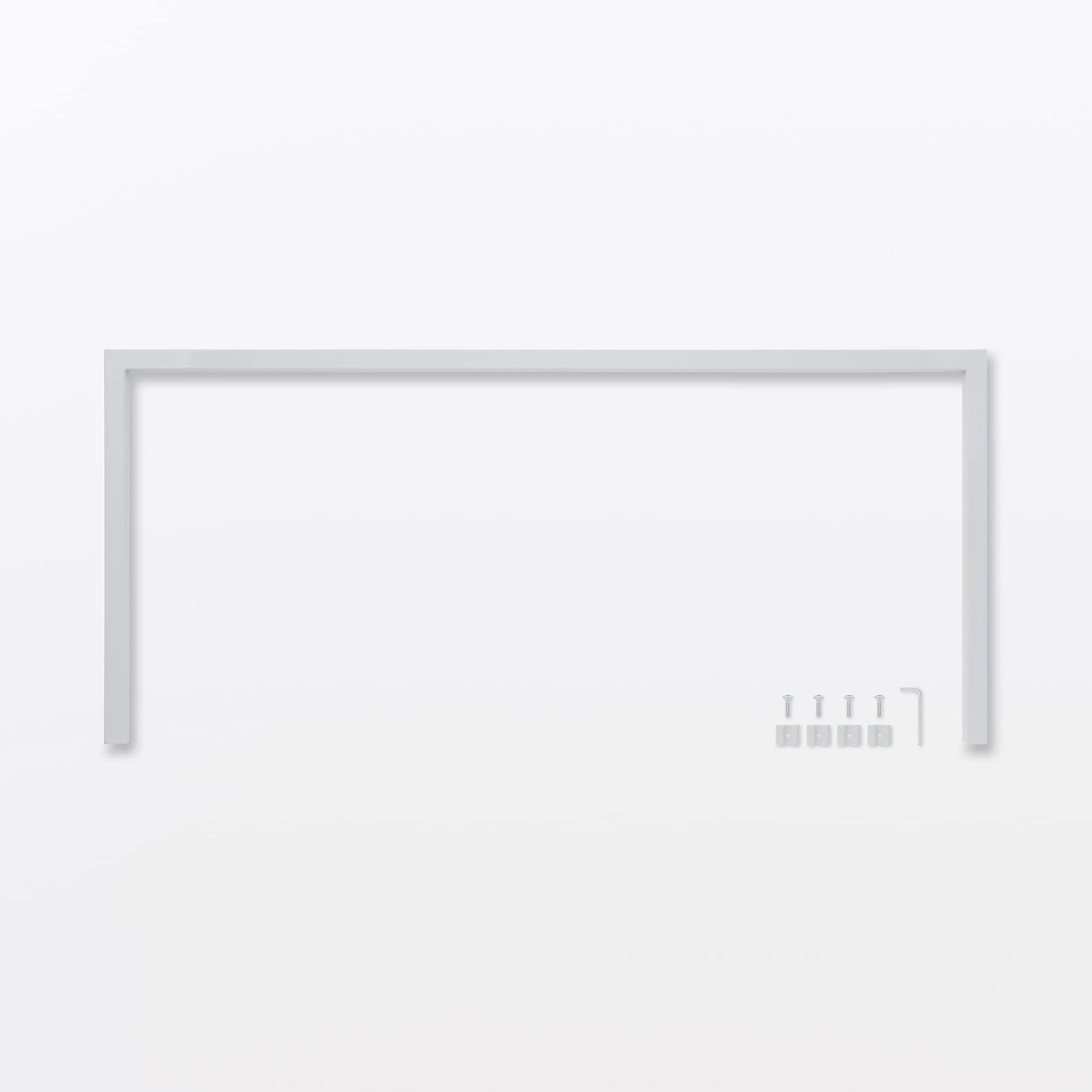 スチールユニットシェルフ用帆立補強パーツ・グレー