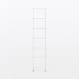 スチールユニットシェルフ・奥行２５ｃｍタイプ・追加用帆立・中・グレー