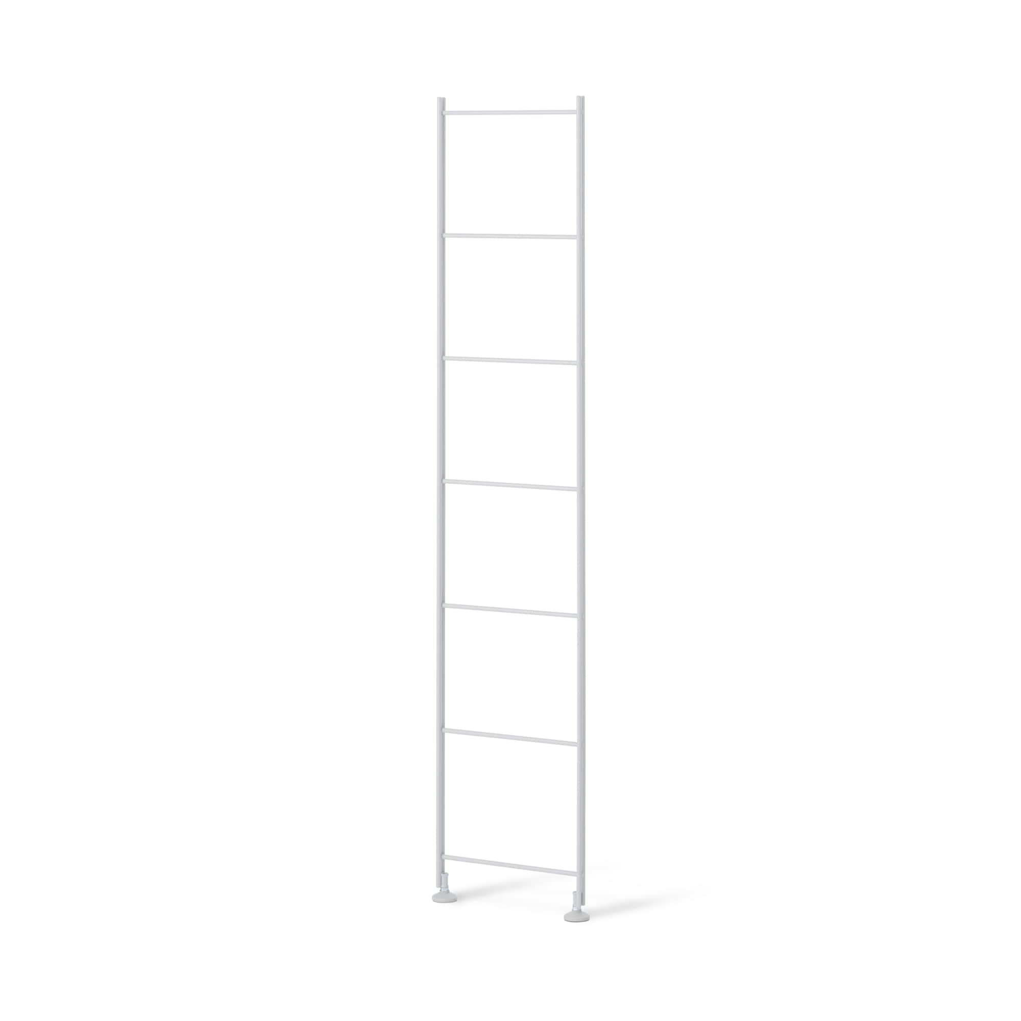 スチールユニットシェルフ・奥行２５ｃｍタイプ・追加用帆立・中・グレー