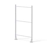 スチールユニットシェルフ・奥行２５ｃｍタイプ・追加用帆立・ミニ・グレー