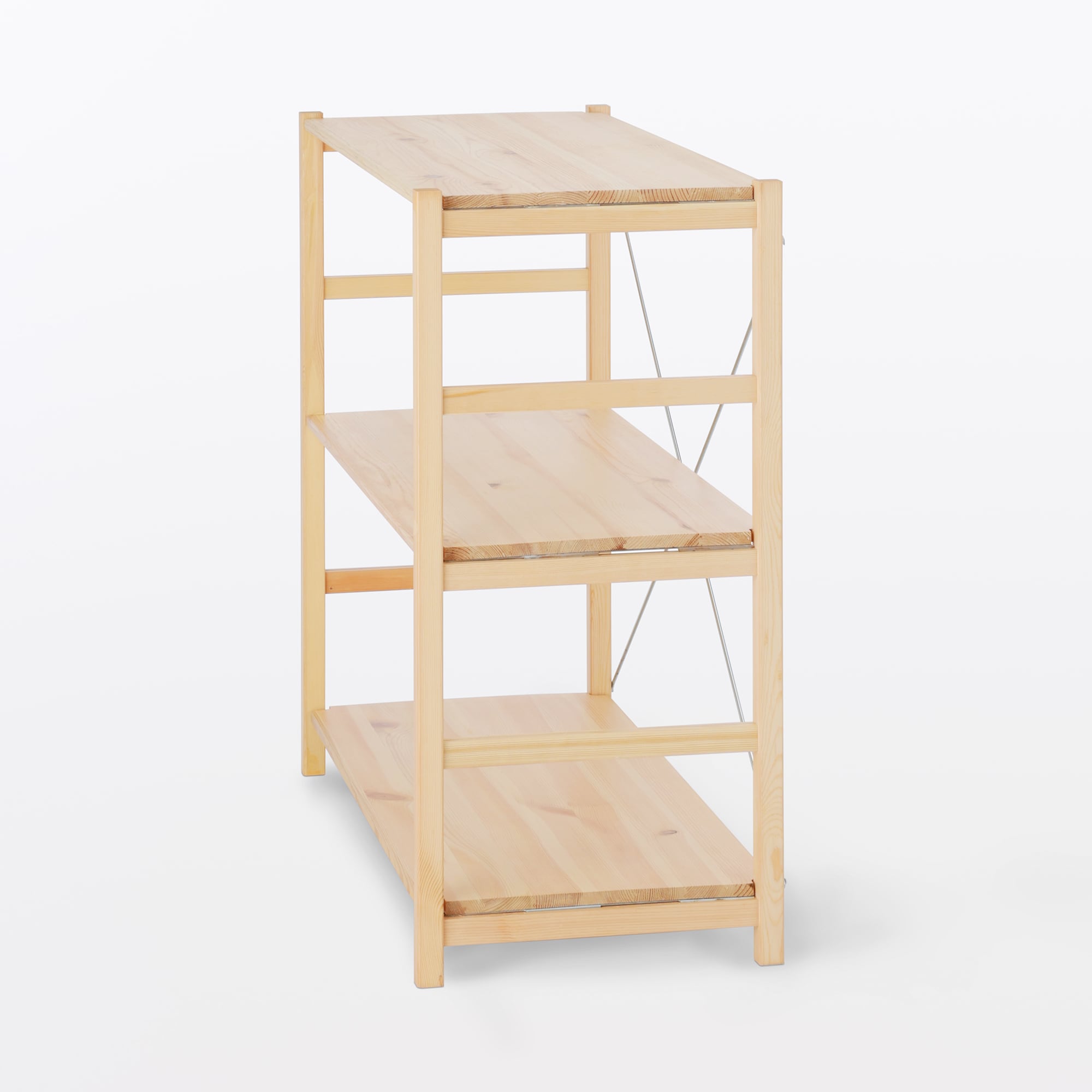 パイン材ユニットシェルフ・８６ｃｍ幅・小