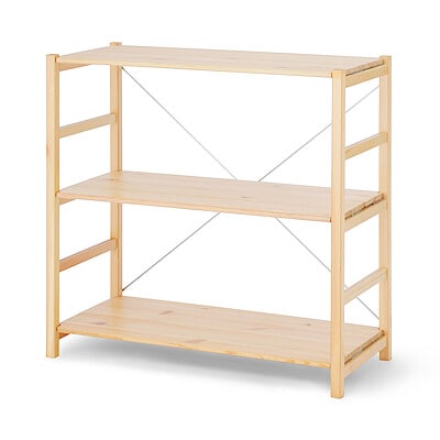 パイン材ユニットシェルフ・８６ｃｍ幅・小