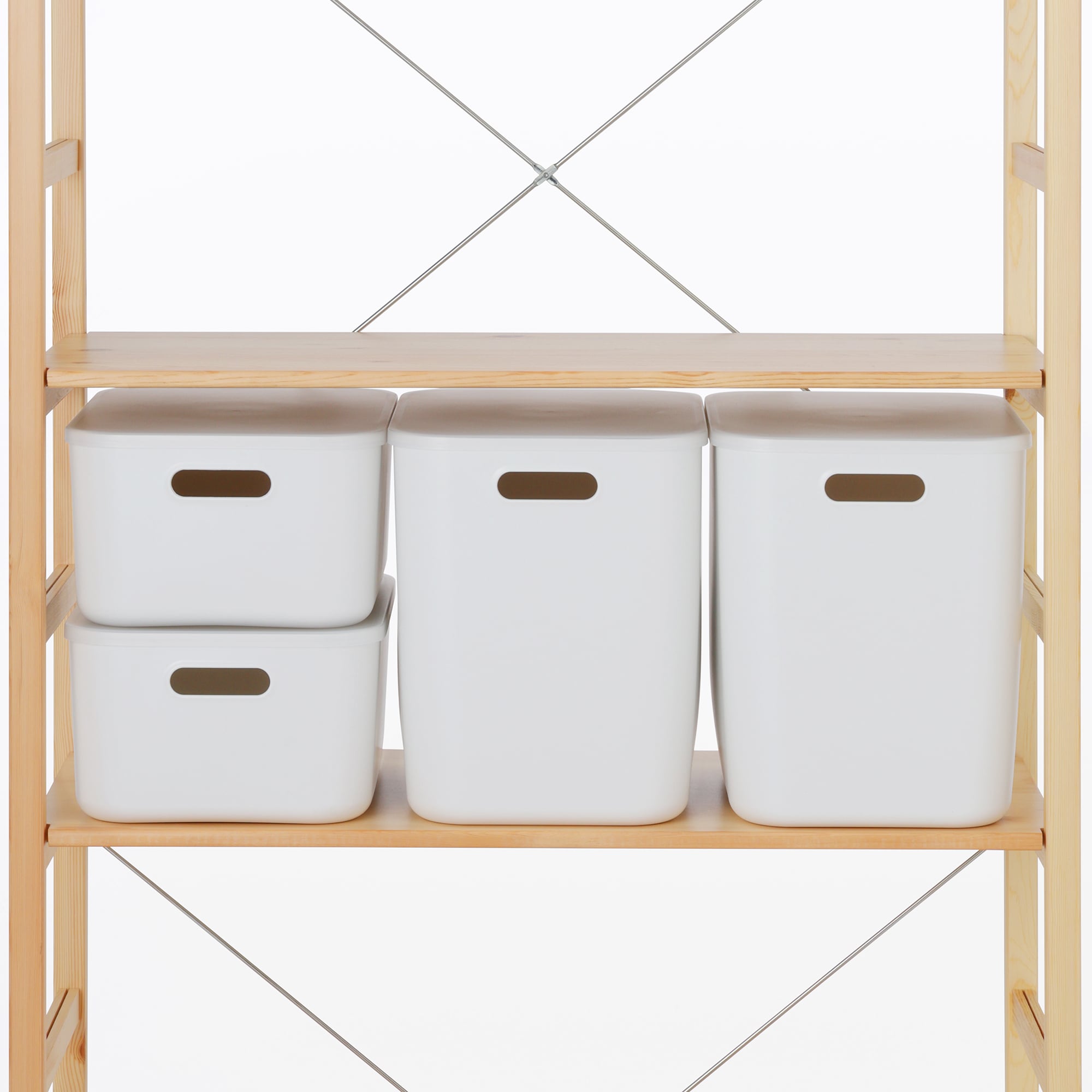 【無印良品】◆◇ユニットシェルフ◇◆美品◆◇ 無印良品(MUJI)の人気の4段スチールユニットシェルフです！奥行