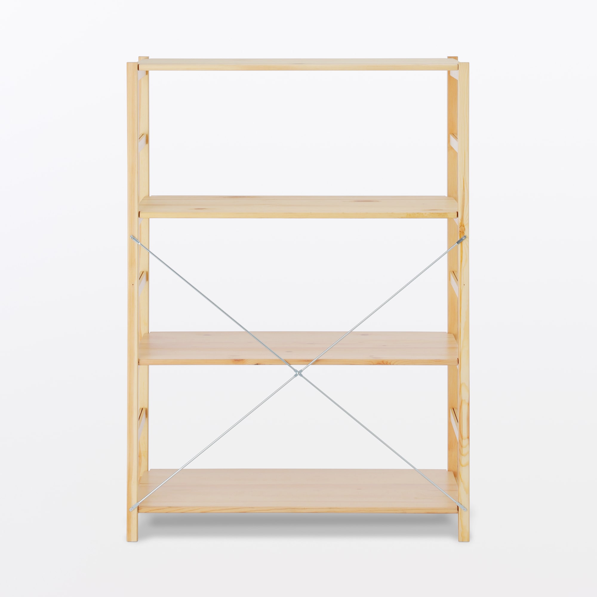 パイン材ユニットシェルフ・８６ｃｍ幅・中