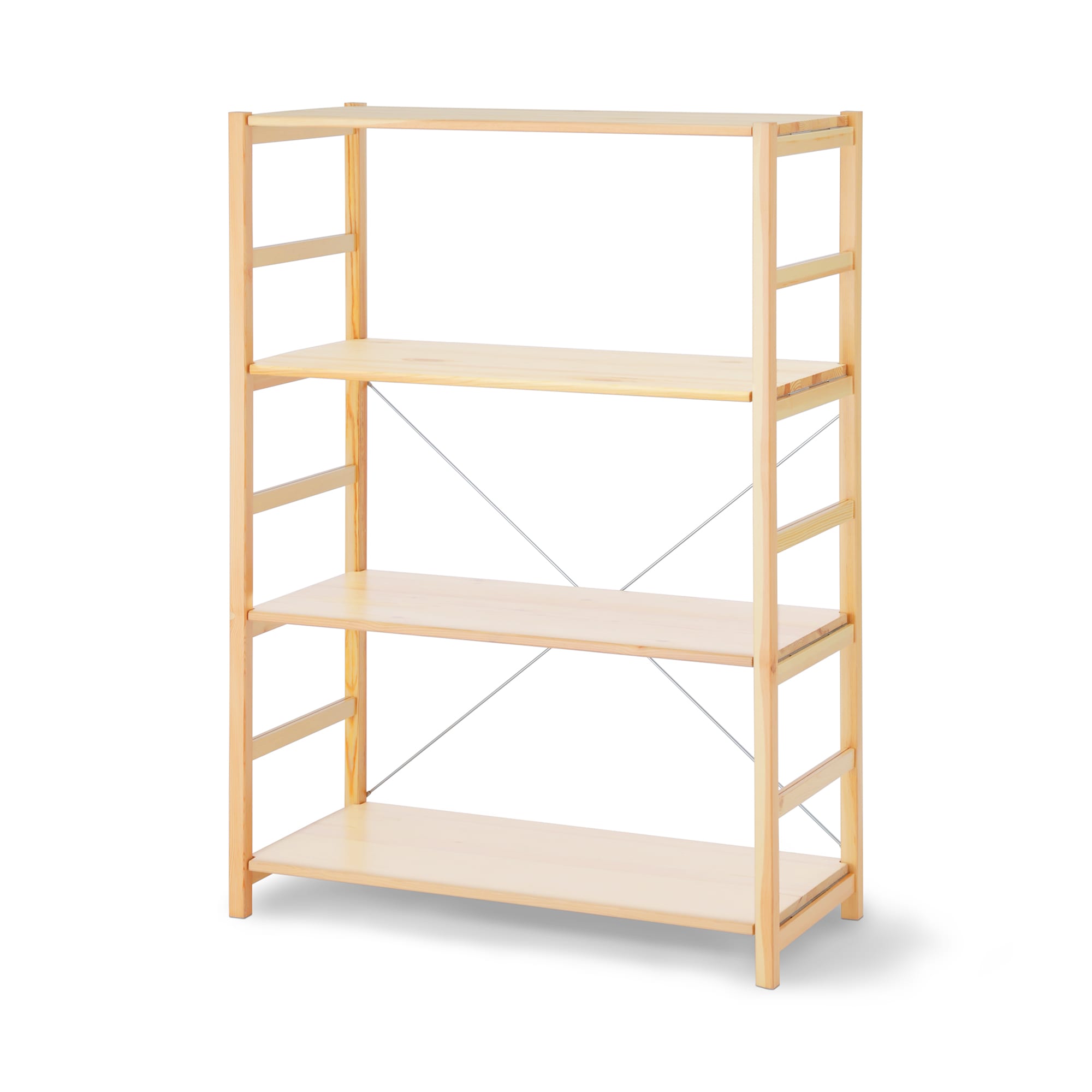 パイン材ユニットシェルフ・８６ｃｍ幅・中