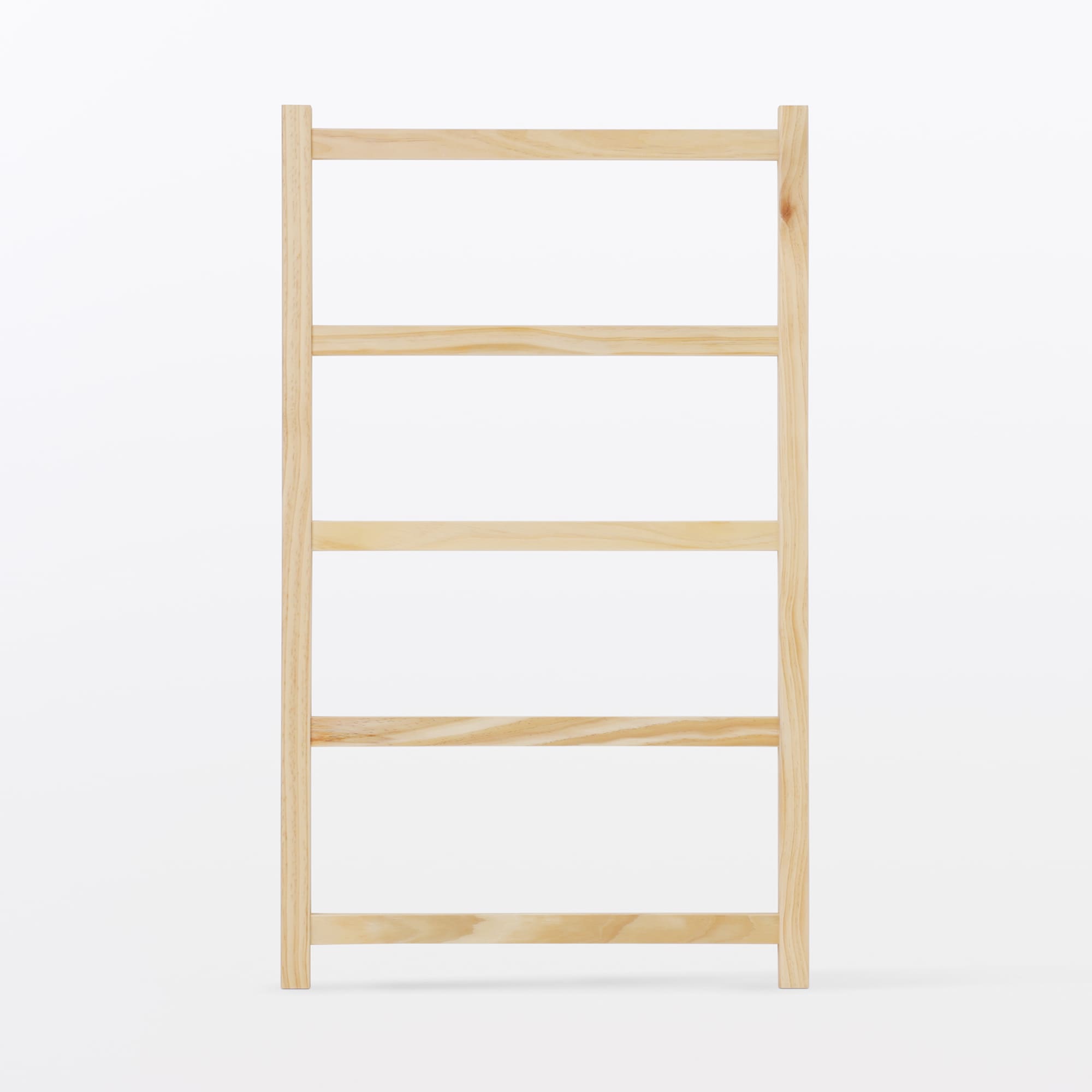 無印良品　MUJI パイン材ユニットシェルフ 小 パイン材ユニットシェルフ奥行25cmタイプ・86cm幅・小