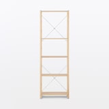 パイン材ユニットシェルフ奥行２５ｃｍタイプ・５８ｃｍ幅・大