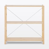 パイン材ユニットシェルフ奥行２５ｃｍタイプ・８６ｃｍ幅・小