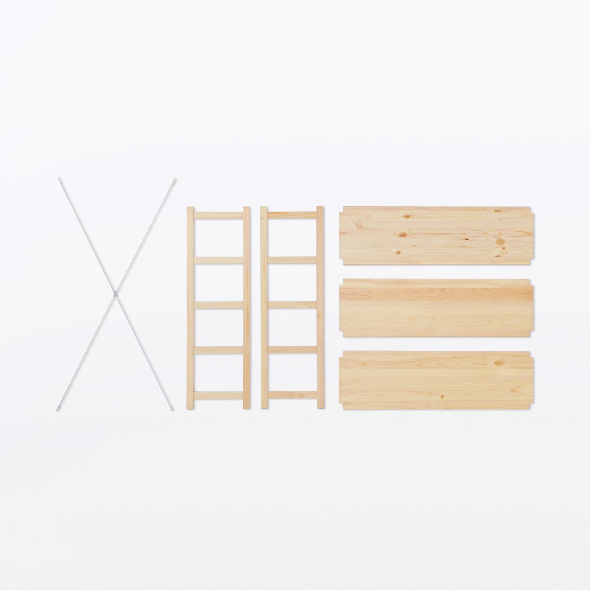 MUJI パイン材ユニットシェルフ 25cmタイプ 86cm幅・小 無印良品 公式】 パイン材ユニットシェルフ奥行25cmタイプ・86cm