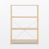 パイン材ユニットシェルフ奥行２５ｃｍタイプ・８６ｃｍ幅・中