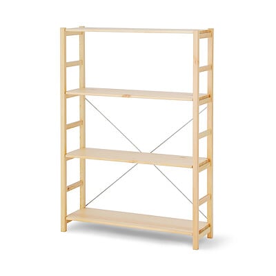 パイン材ユニットシェルフ奥行２５ｃｍタイプ・８６ｃｍ幅・中