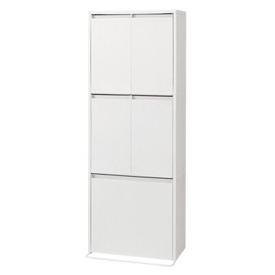 【宅送】重ねて増やせるダストボックス・３段セット・引出５個