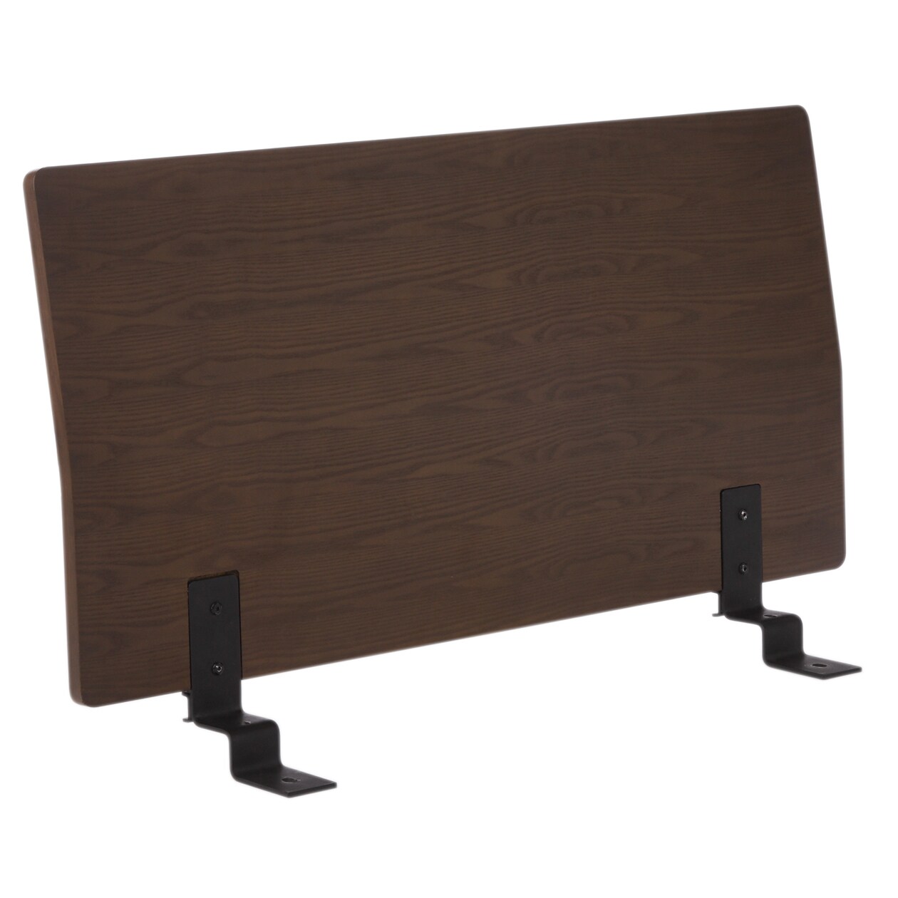 木製ベッドフレーム用ヘッドボード・ダブル・タモ材／ブラウン