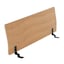 木製ベッドフレーム用ヘッドボード・シングル・タモ材／ナチュラル
