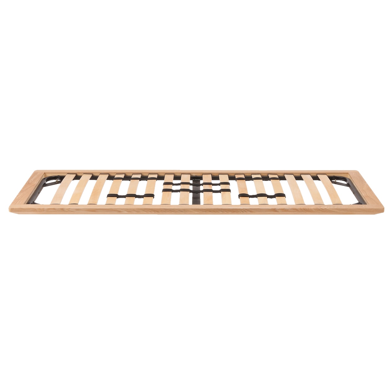 木製ベッドフレーム・スモール・タモ材／ブラウン