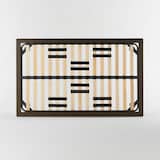 木製ベッドフレーム・セミダブル・タモ材／ブラウン