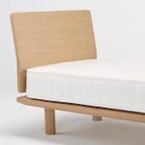 木製ベッドフレーム用ヘッドボード・スモール・タモ材／ナチュラル