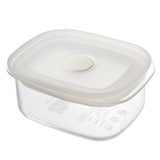 フタをしたまま電子レンジで使える　バルブ付き密閉保存容器　小