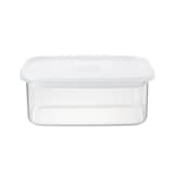 フタをしたまま電子レンジで使える　バルブ付き密閉保存容器　深型・中