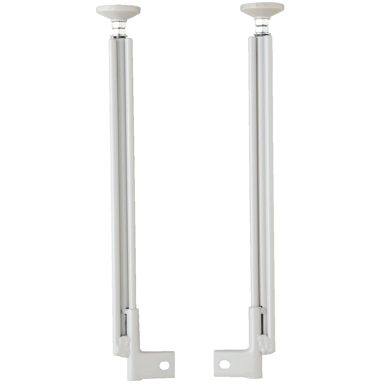 スチールユニットシェルフ用つっぱりパーツ・大・グレー | 無印良品