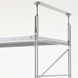 スチールユニットシェルフ用つっぱりパーツ・小・グレー