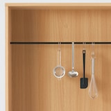 組み合わせて使える収納・スチールバー