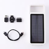 ソーラー充電器・ＬＥＤライト付