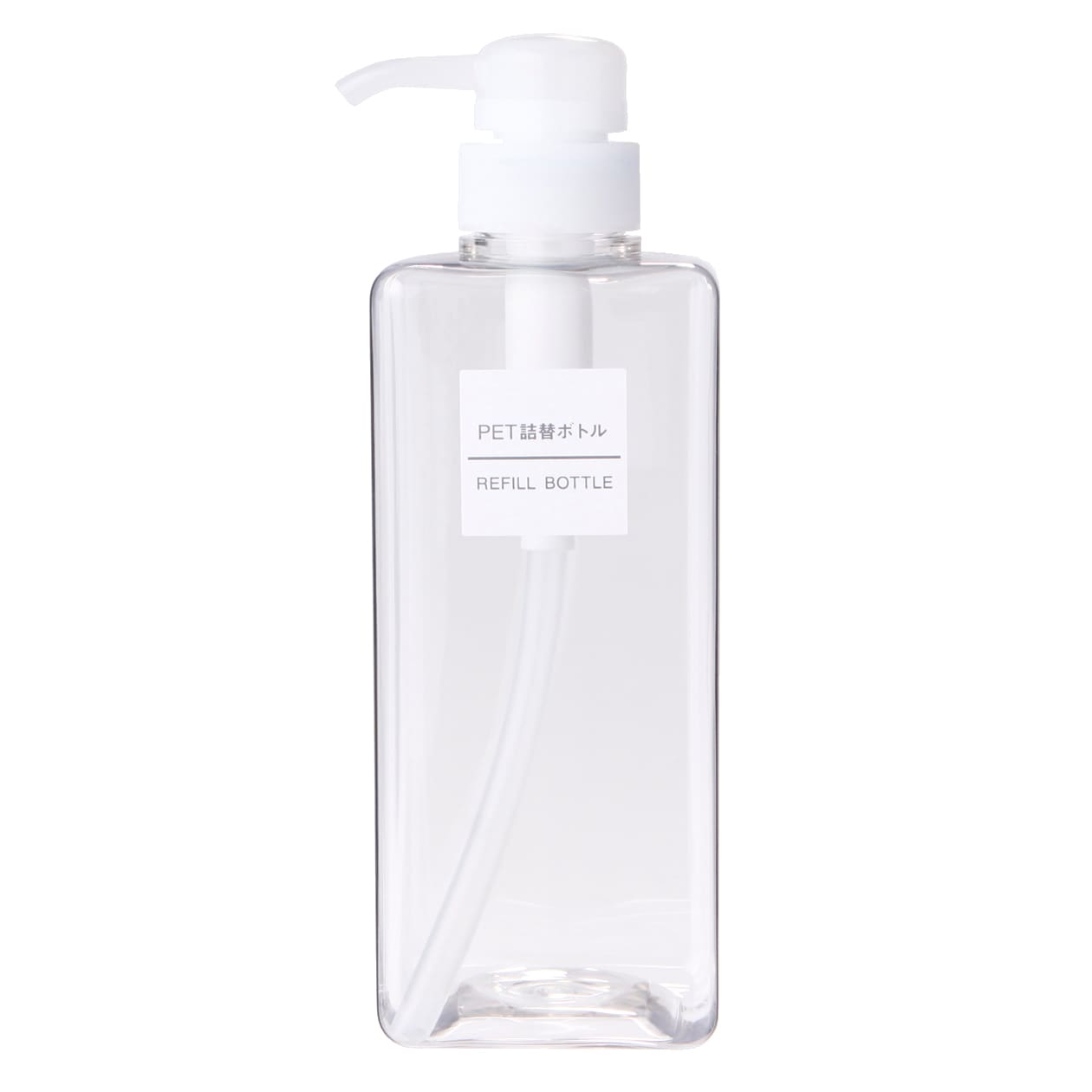 ＰＥＴ詰替ボトル　クリア　６００ｍｌ用