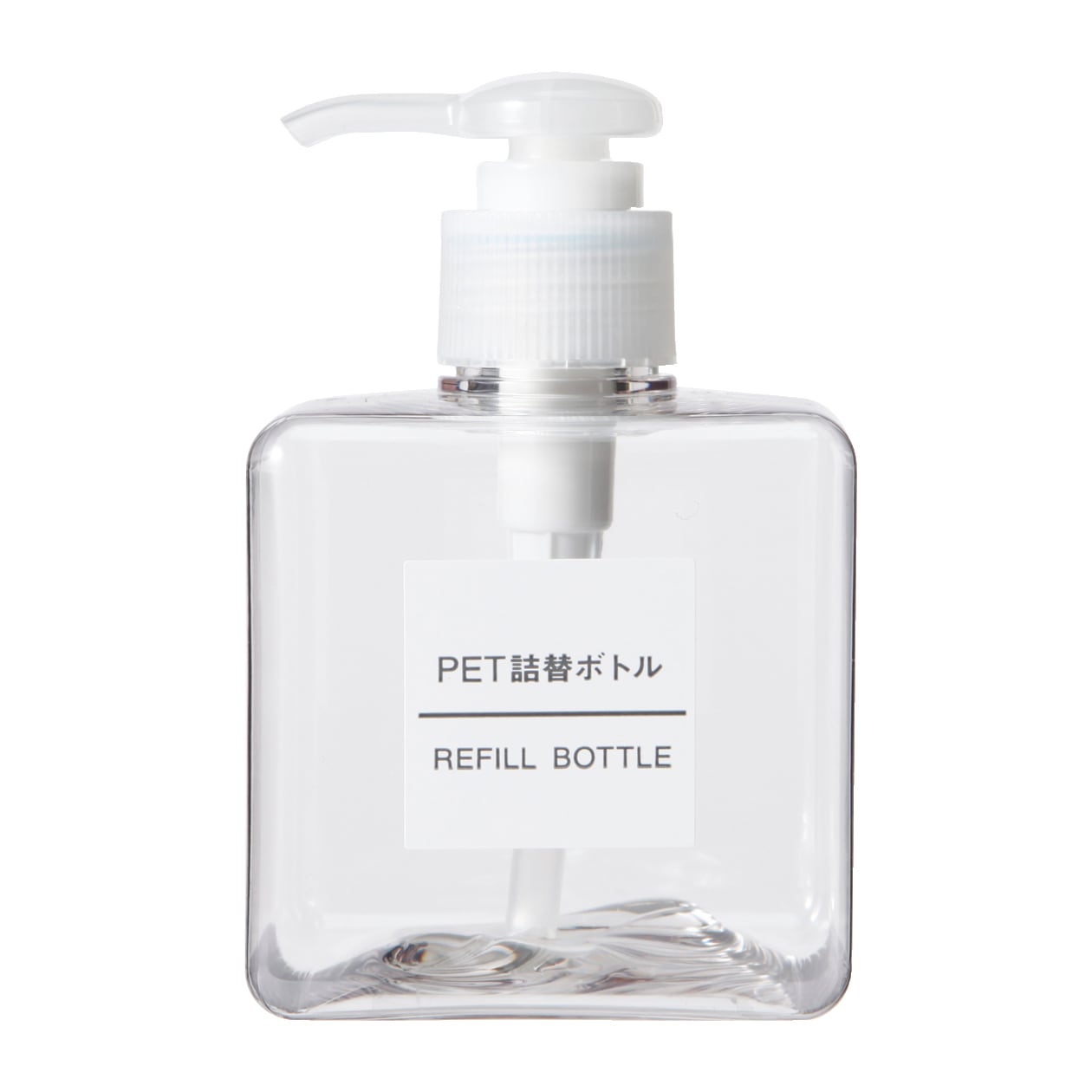 PET詰替ボトル クリア 250ml用 | 無印良品