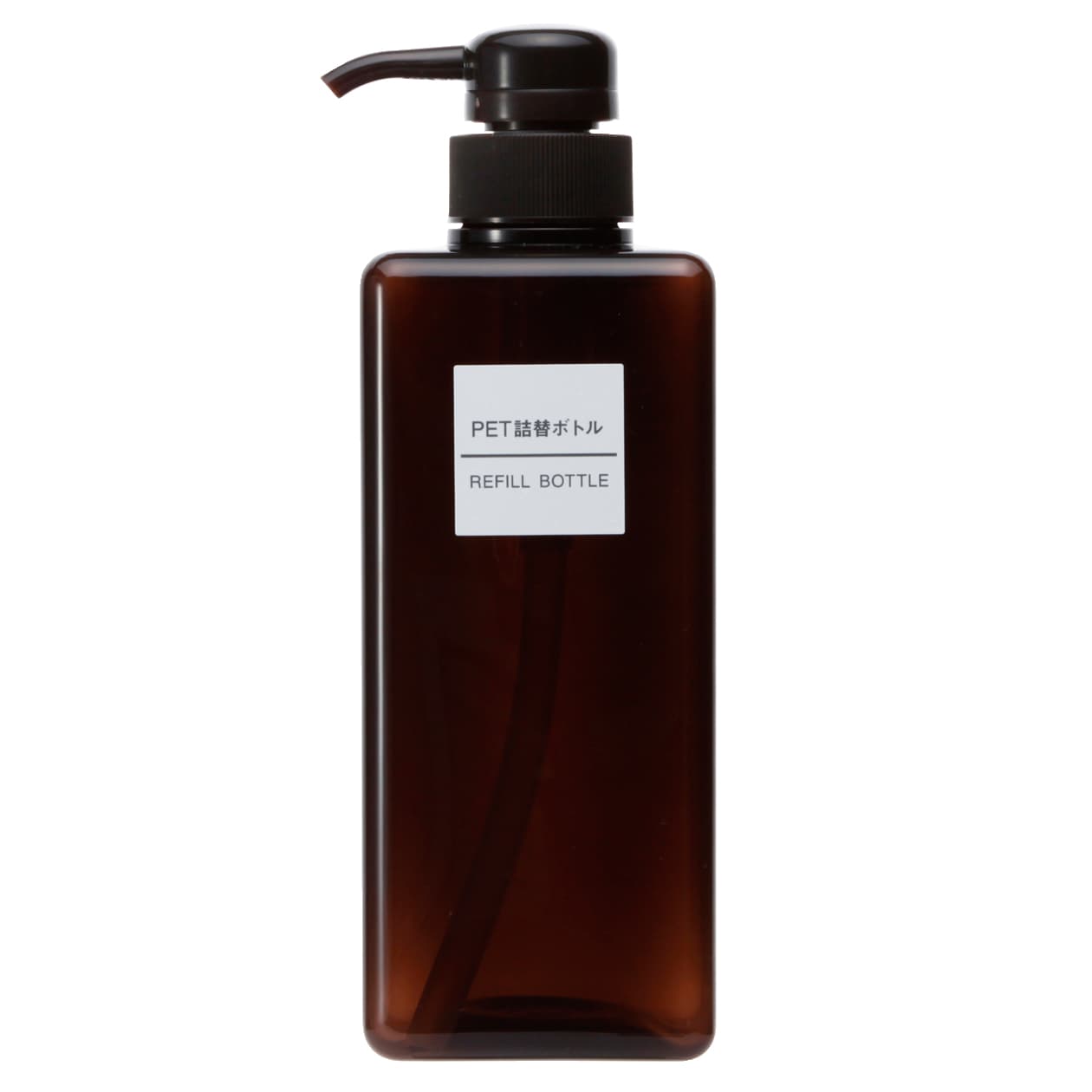 ＰＥＴ詰替ボトル　ブラウン　６００ｍｌ用