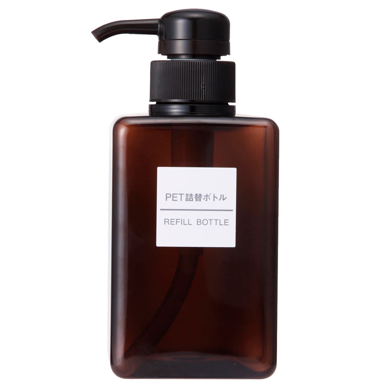 ＰＥＴ詰替ボトル　ブラウン　４００ｍｌ用